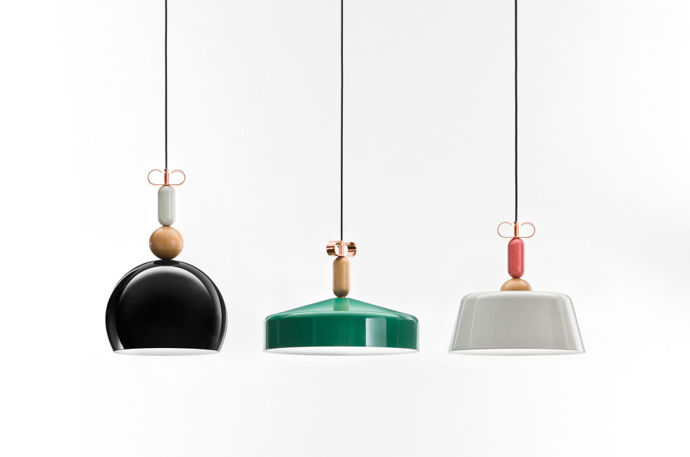 © The BON TON suspension lamps collection by Cristina Celestino (Attico) for Torremato